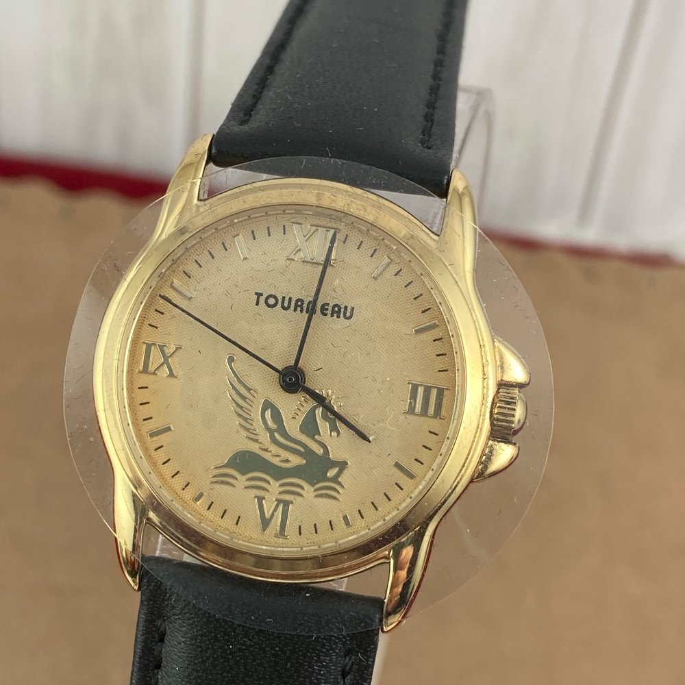Special Tourneau Champagne Dial Pegasus Gold Watch Limited Edition